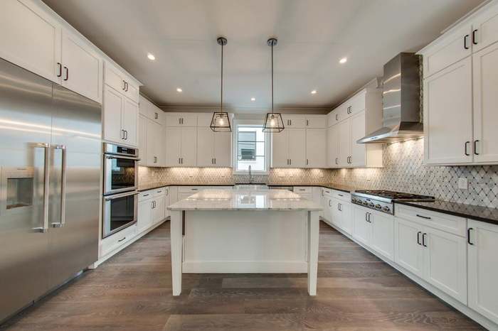 Photo of custom built kitchen